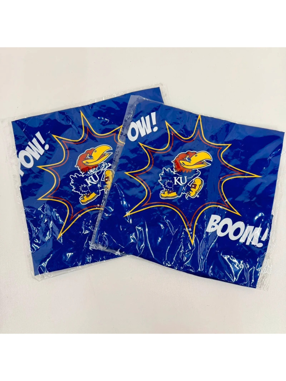 Pair Kansas Jayhawks KU Rally Towels Bandanas Sealed
